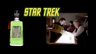 Aldebaran Whisy + Scene from Star Trek | Images via: Paramount | Collage by: Beatrix Kondo of Soap Central